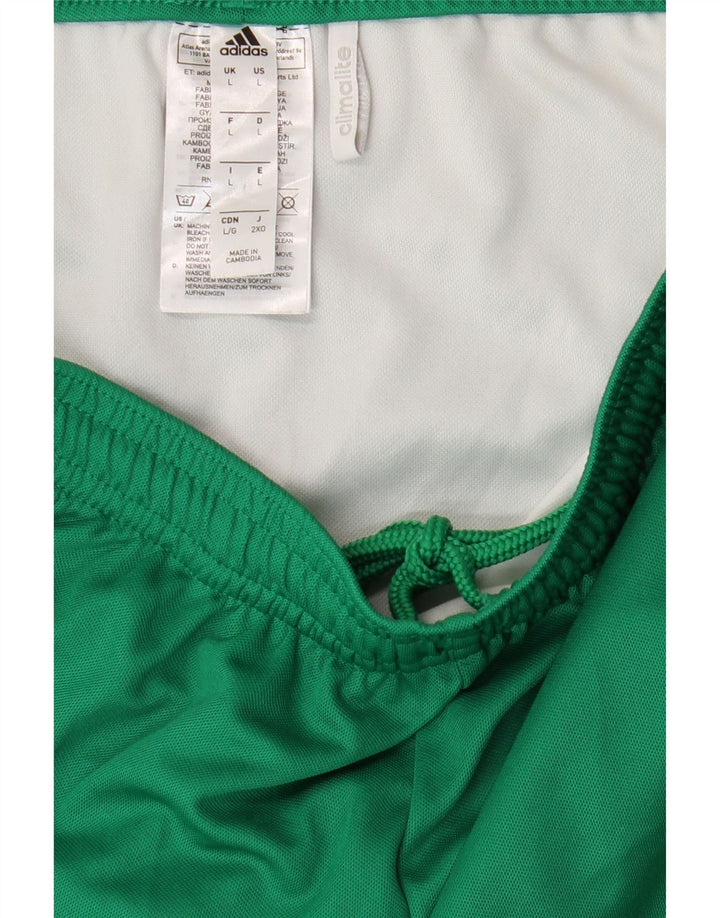 Ανδρικό σορτς Adidas Climalite Sport μεγάλο πράσινο πολυεστέρα