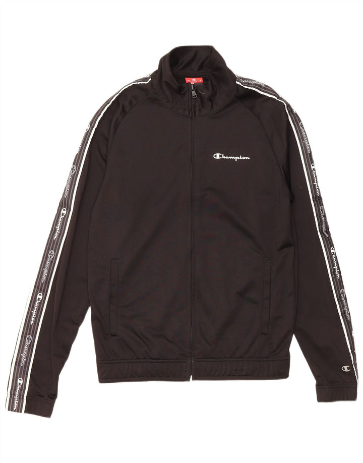Ανδρική φόρμα Champion Graphic Top Jacket Small Black Polyester