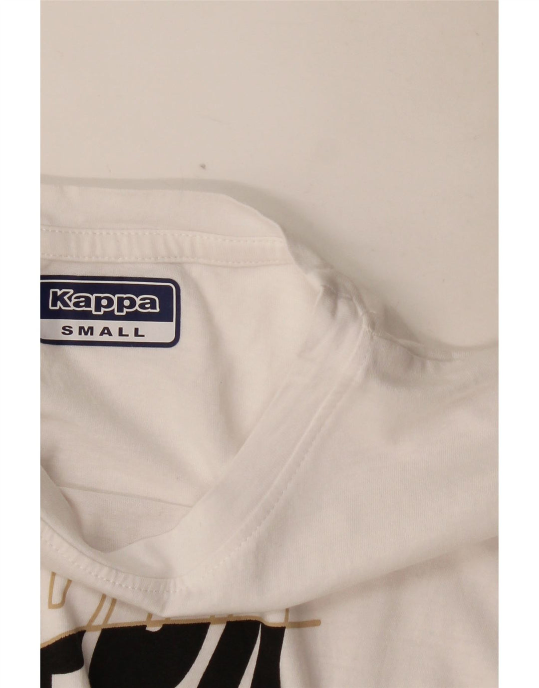 Γυναικείο γραφικό T-Shirt KAPPA Top UK 10 Small White