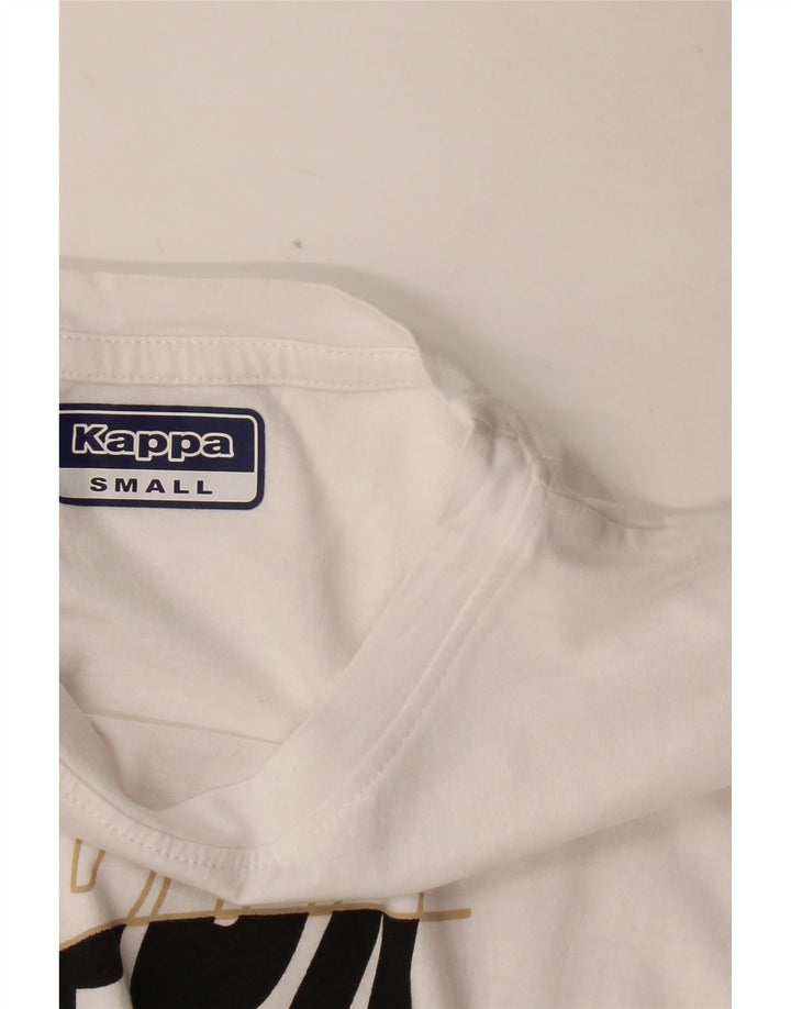 Γυναικείο γραφικό T-Shirt KAPPA Top UK 10 Small White