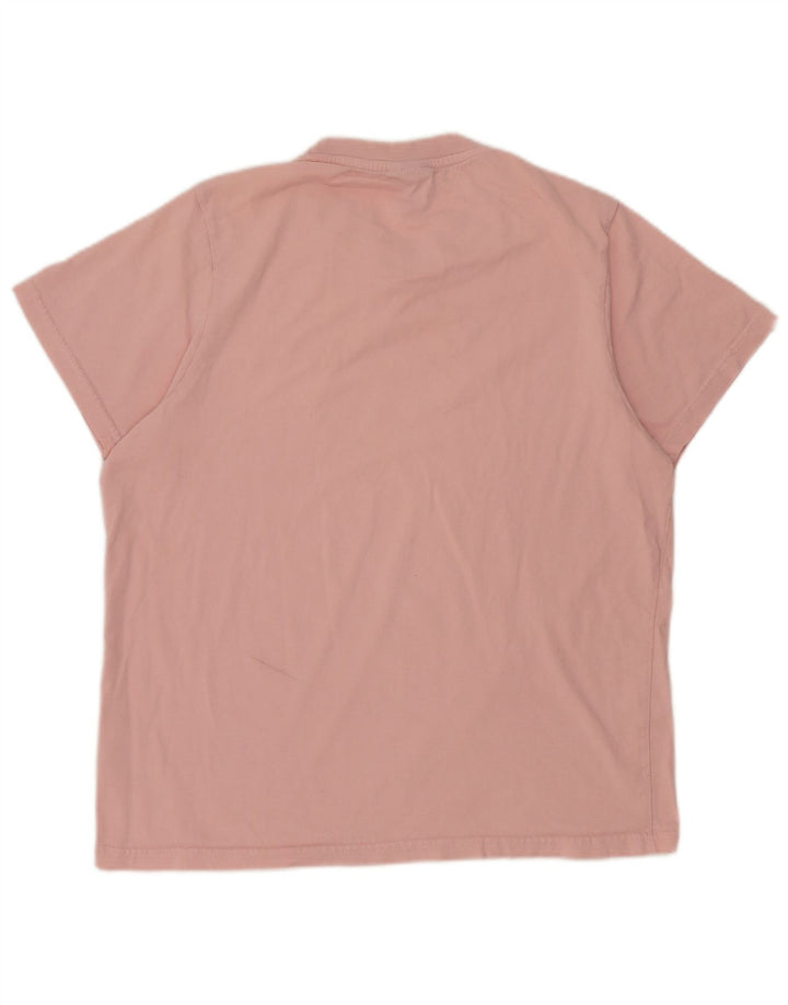 Ellesse Γυναικείο T-Shirt Top UK 14 Medium Pink Cotton
