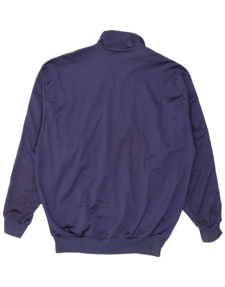 Ανδρική φόρμα γυμναστικής γραφική Asics Top μπουφάν Medium Navy Blue Colorblock Sports