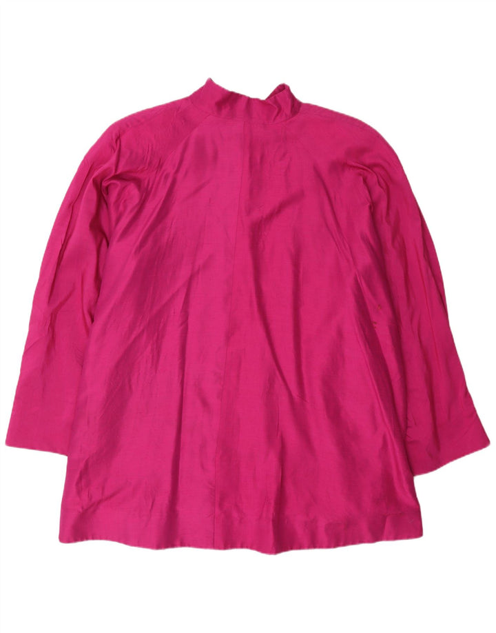 Mondrian Γυναικείο Oversized Πανωφόρι UK 16 Large Pink Rayon