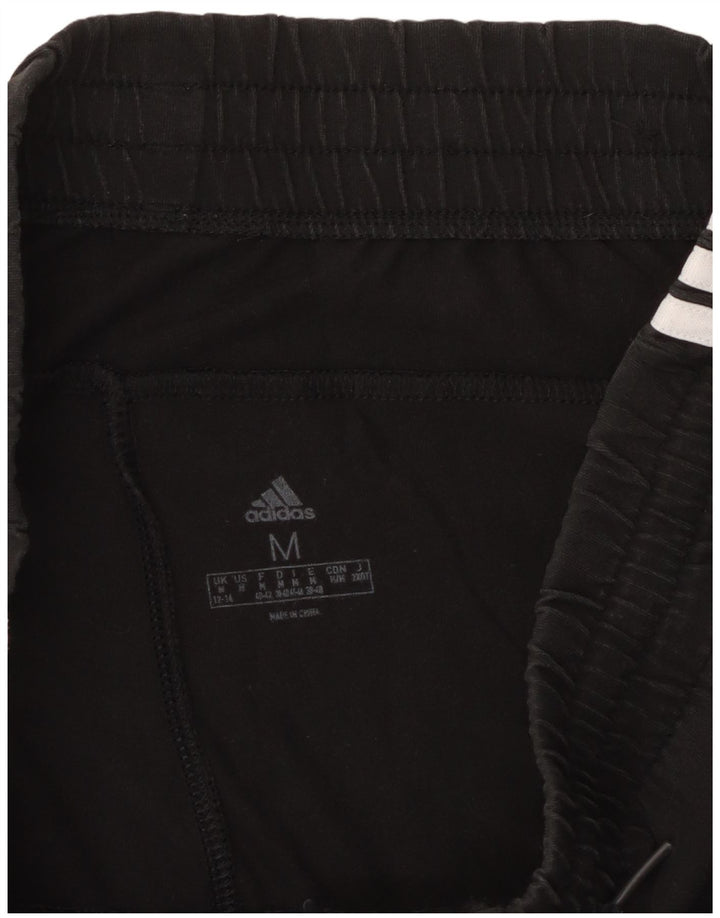 Γυναικεία αθλητική φόρμα ADIDAS Παντελόνι Joggers UK 12/14 Μεσαίο μαύρο βαμβακερό