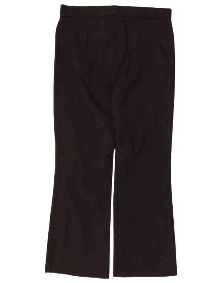 Zara Γυναικείο κανονικό ίσιο παντελόνι casual μεγάλο W32 L26 μαύρο