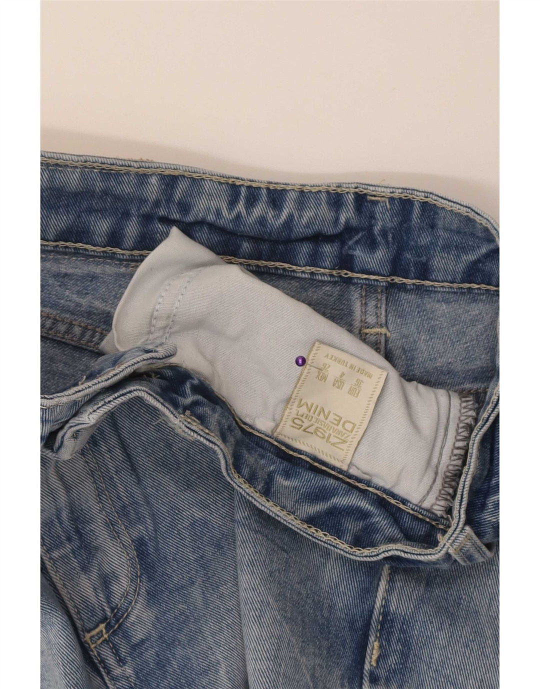 Zara Γυναικείο τζιν σορτς EU 36 XS W26 μπλε