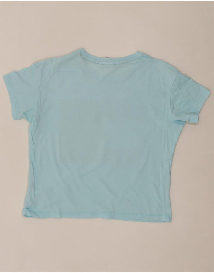 TOMMY HILFIGER Womens Graphic T-Shirt Top UK 14 Medium Blue Vintage Tommy Hilfiger and Second-Hand Tommy Hilfiger from Messina Hembry 
