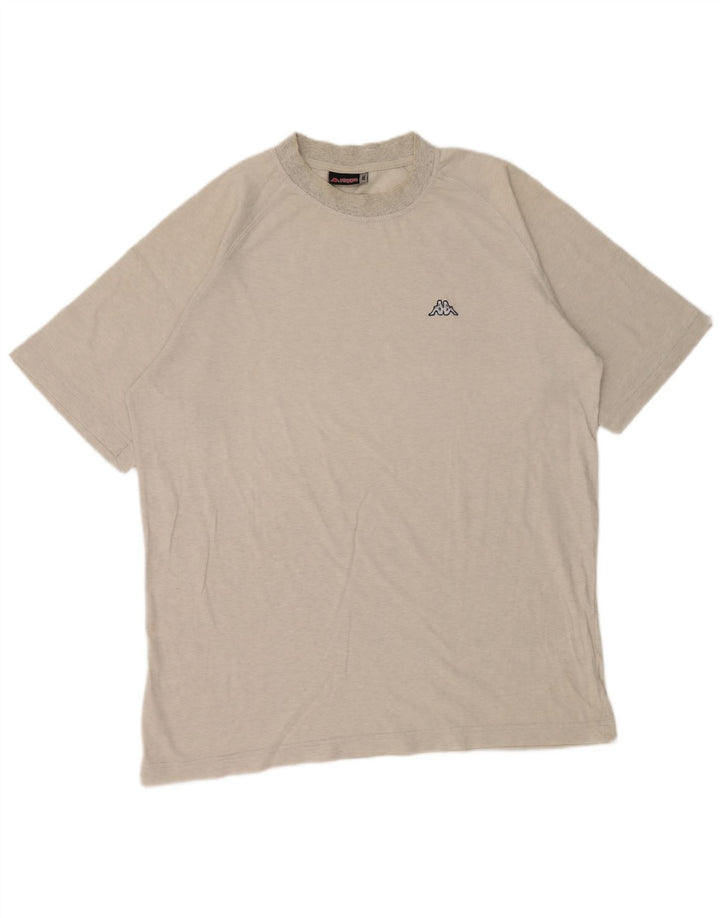 Ανδρικό T-Shirt Kappa Top 2XL Γκρι βαμβακερό