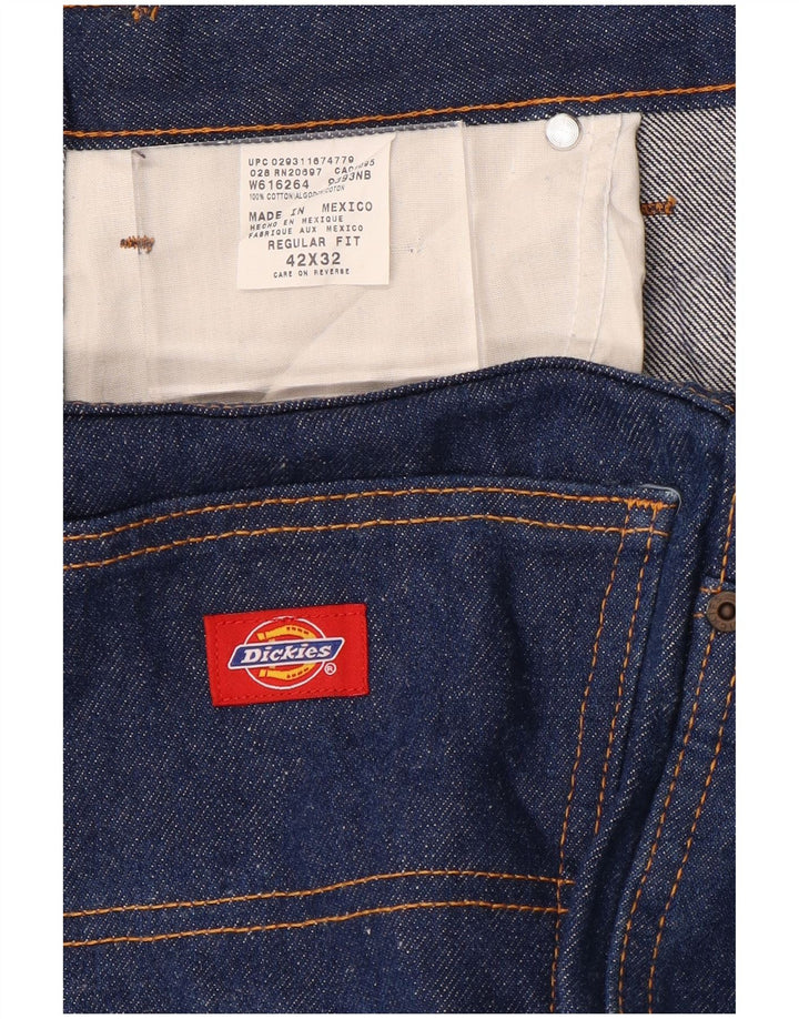 DICKIES Ανδρικό τζιν κανονικό ίσιο W42 L34 Μπλε βαμβακερό