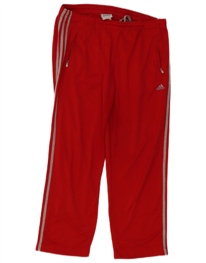 Ανδρική φόρμα Adidas Παντελόνι UK 40/42 Μεσαίο κόκκινο πολυεστέρα