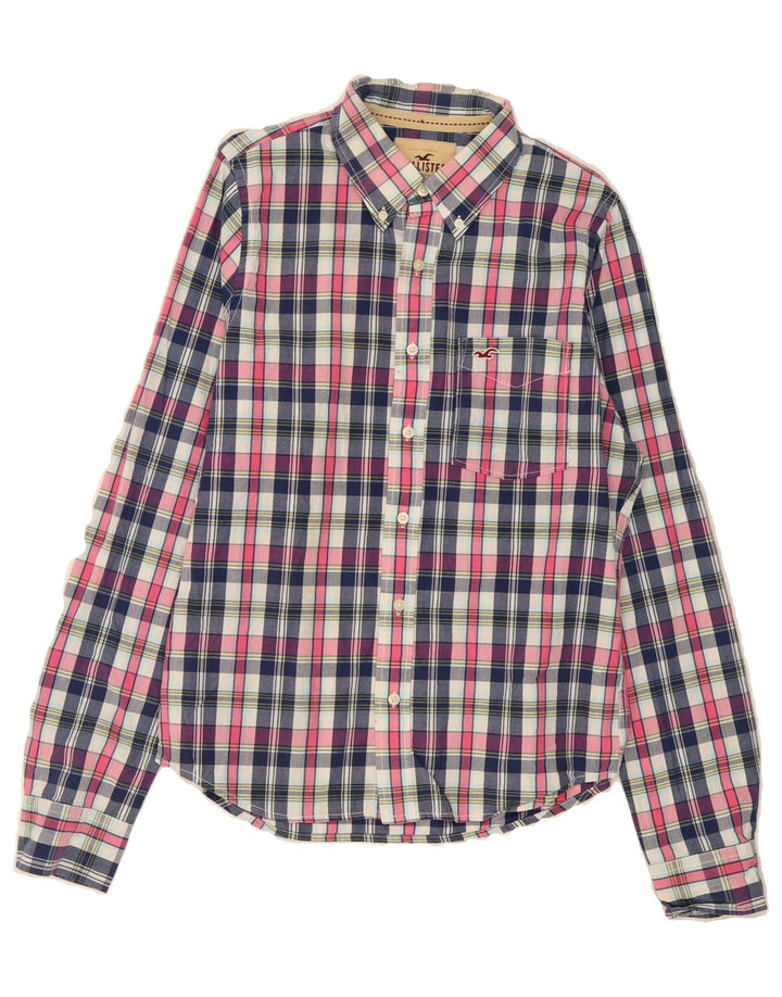 HOLLISTER Mens Shirt XL Multicoloured Check Cotton Vintage Hollister and Second-Hand Hollister from Messina Hembry 
