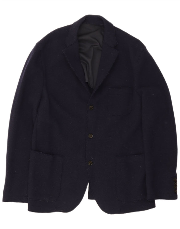 Tommy Hilfiger Ανδρικό σακάκι με 3 κουμπιά μπλέιζερ IT 54 2XL Navy Blue Wool