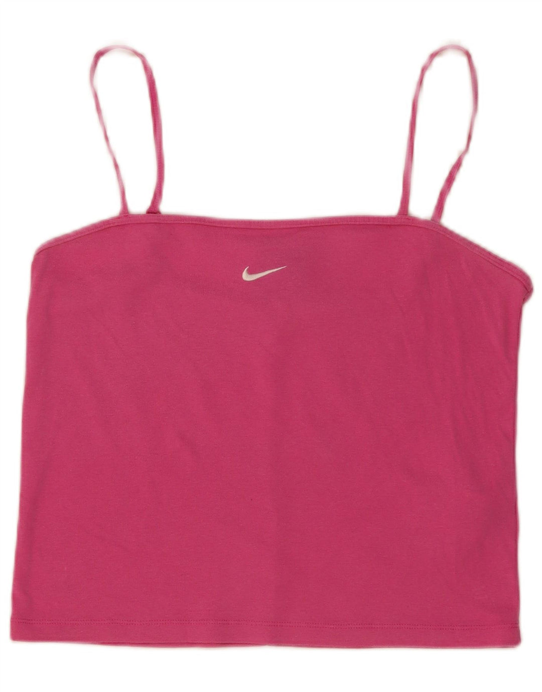 Nike Womens Cami Top UK 14 Μεγάλο ροζ βαμβακερό