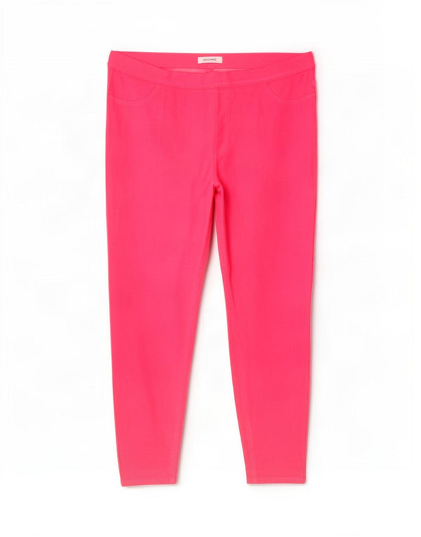 Marks & Spencer Γυναικεία Jegging Τζιν UK 20 2XL W40 L28 Ροζ βαμβακερό