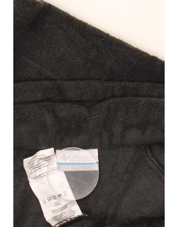 COLUMBIA Γυναικείο Fleece Jacket UK 16 Large Black Polyester