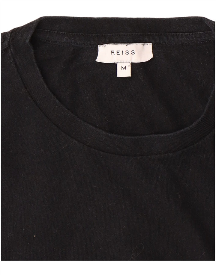 Ανδρικό T-Shirt Reiss Top Μεσαίο Μαύρο