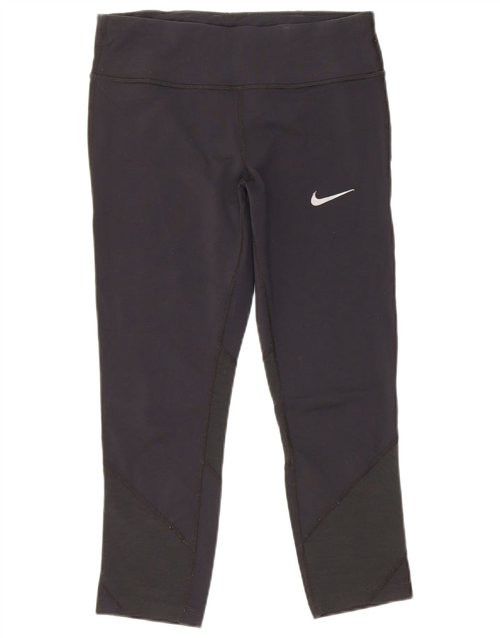 Γυναικεία κολάν Nike Dri Fit Capri UK 12 Medium Black Nylon