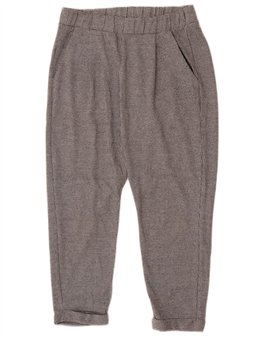 Marks & Spencer Γυναικείο Cropped Παντελόνι UK 12 Medium W28 L24 Grey
