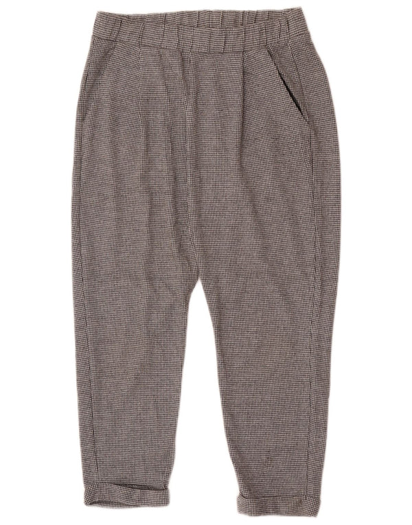 Marks & Spencer Γυναικείο Cropped Παντελόνι UK 12 Medium W28 L24 Grey