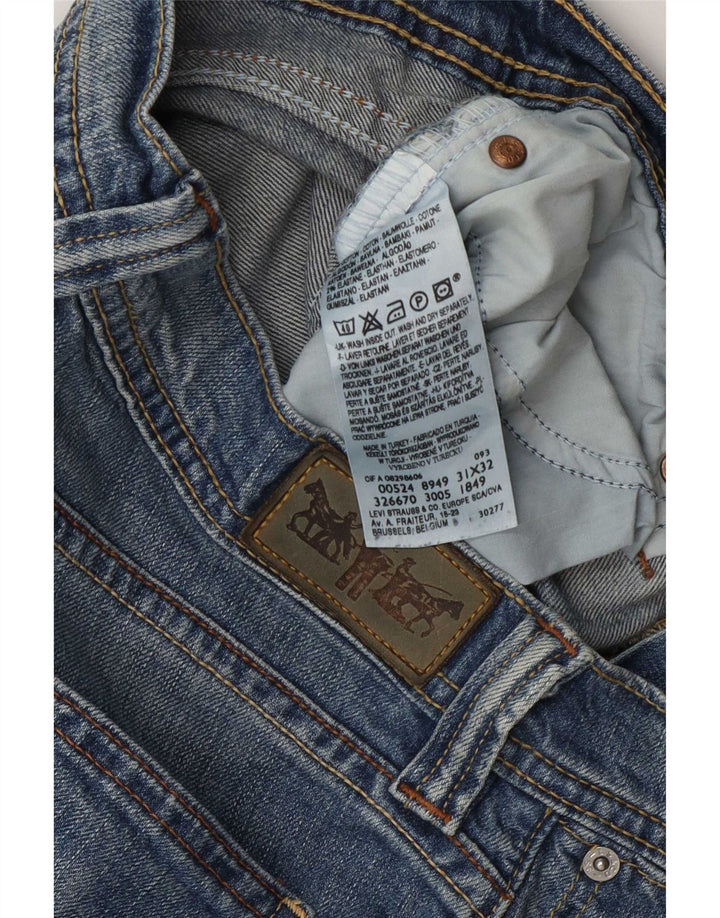 Γυναικείο τζιν Levi's Bootcut W31 L32 Μπλε βαμβακερό