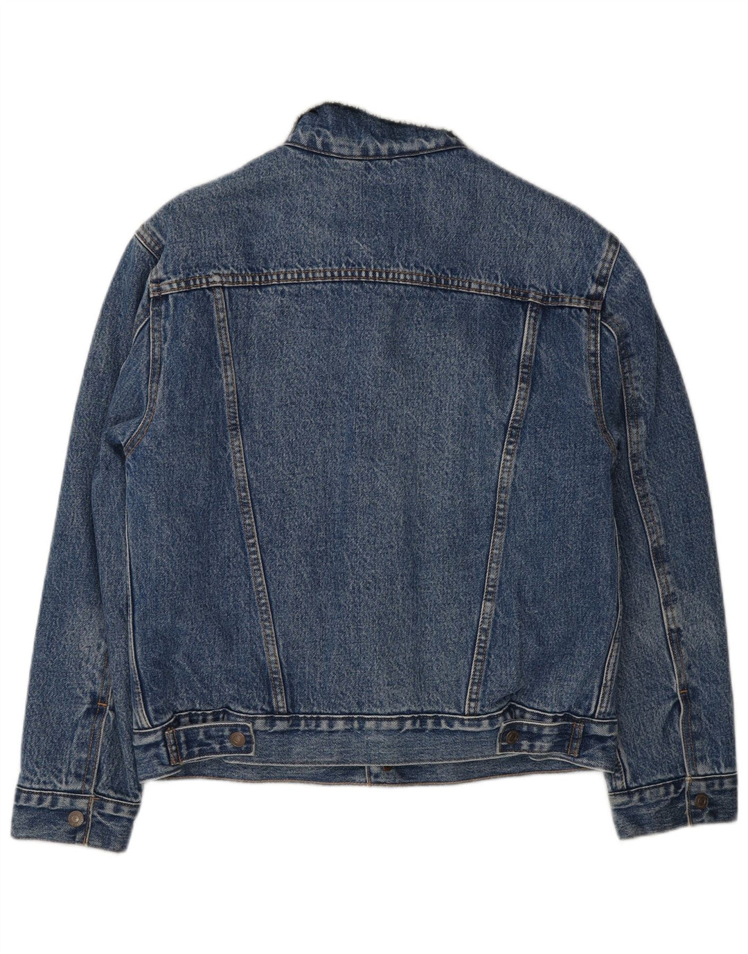 Ανδρικό τζιν Sherpa Jacket Levi's UK 36 Small Blue Cotton