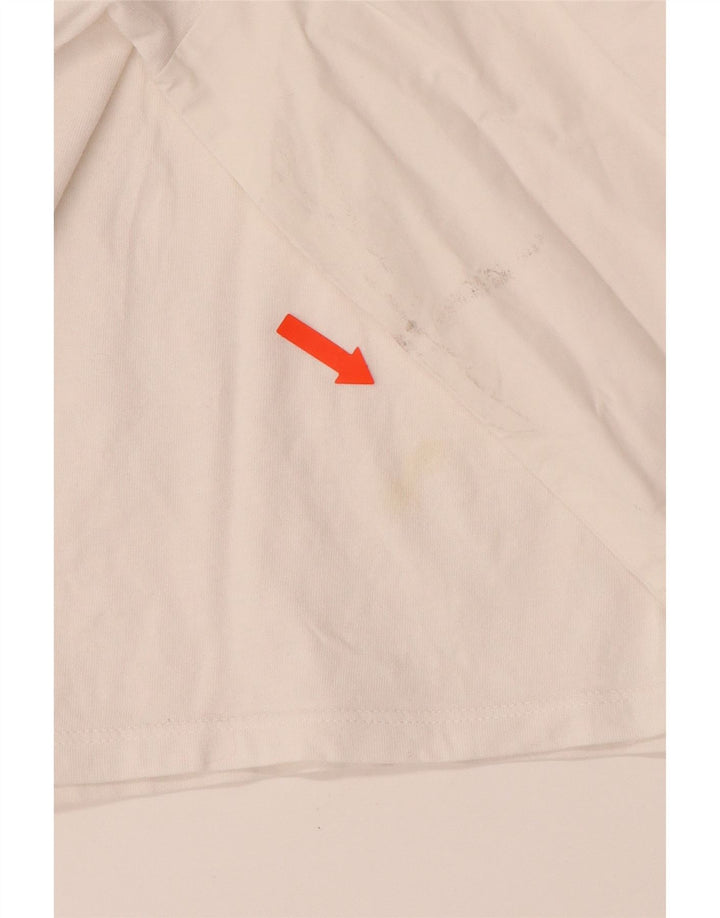 Γυναικεία μακρυμάνικη μπλούζα ZARA Crop τοπ UK 12 Medium Off White