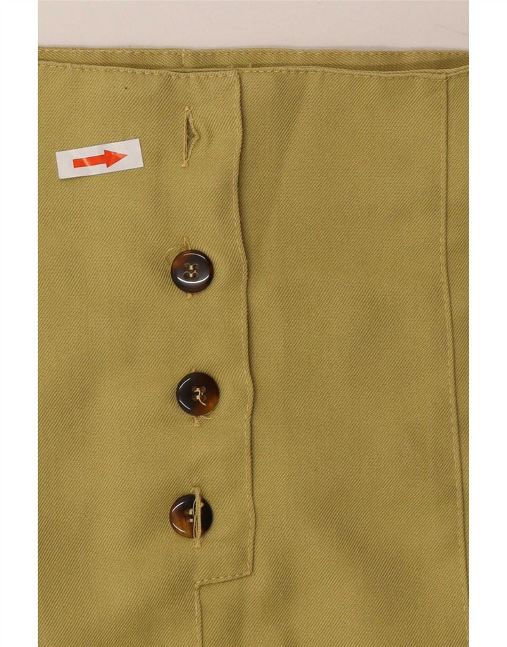 Sasch Γυναικεία μίνι φούστα IT 44 Medium W28 Green Polyester