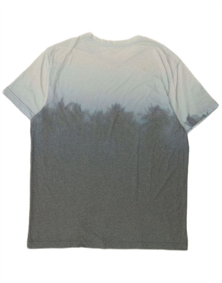 Ανδρικό T-Shirt Hurley Top Large Blue Colorblock Πολυεστέρας