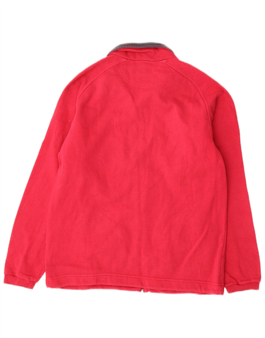 Champion Womens Oversized αθλητική φόρμα Top Jacket UK 10 Small Red Cotton