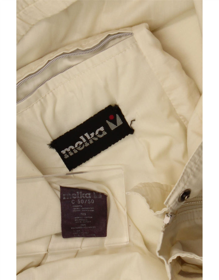 Ανδρικό μπουφάν Melka Bomber EU 50 Large Off White Βαμβακερό