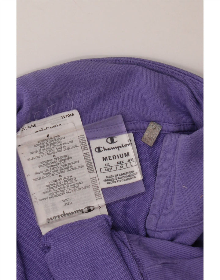 Γυναικεία αθλητική φόρμα CHAMPION Top Jacket UK 14 Medium Purple Cotton