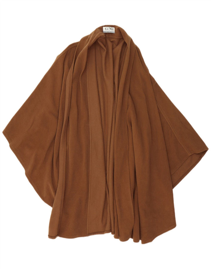 Vintage Γυναικείο Παλτό Poncho One Size Καφέ Μαλλί