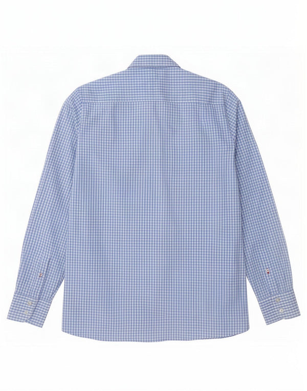 Ανδρικό πουκάμισο Tommy Hilfiger Small Blue Gingham Cotton