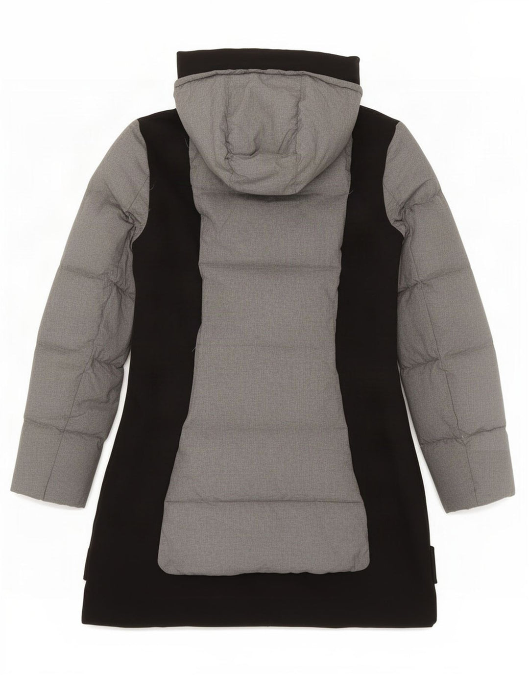 Kappa Γυναικείο παλτό με κουκούλα UK 10 Small Grey Colourblock