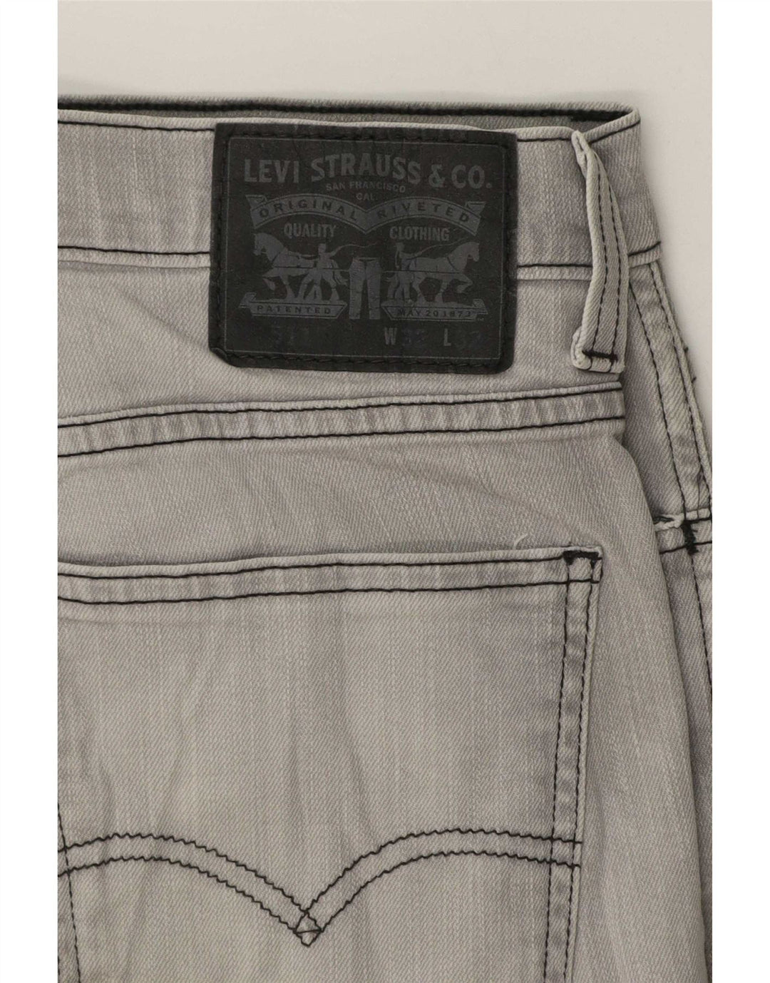 Levi's Mens 511 Slim Jeans W32 L32 Γκρι βαμβακερό