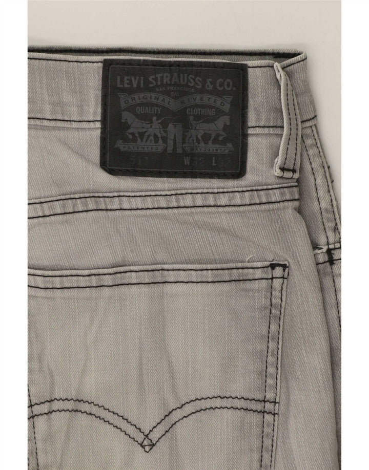 Levi's Mens 511 Slim Jeans W32 L32 Γκρι βαμβακερό