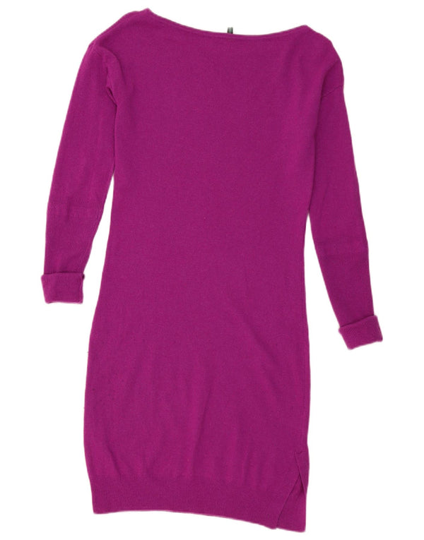 Γυναικείο μακρυμάνικο φόρεμα Benetton UK 12 Medium Purple