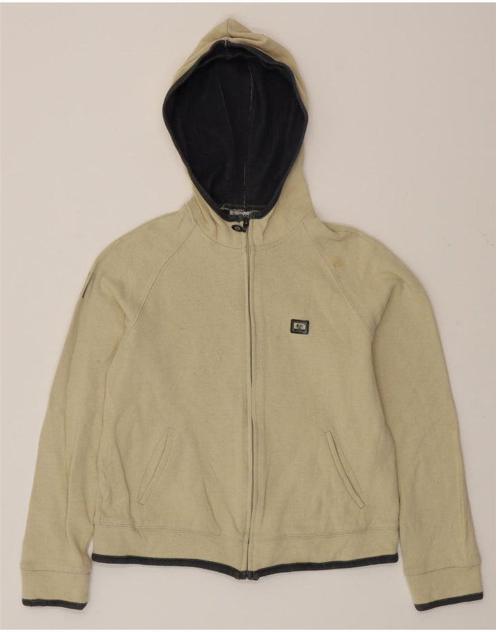 SERGIO TACCHINI Γυναικείο πουλόβερ με κουκούλα με φερμουάρ IT 44 Βαμβακερό μεσαίο μπεζ