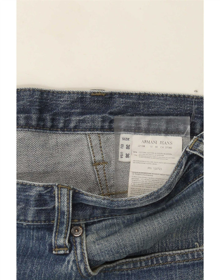 Ανδρικό τζιν Armani ίσιο W36 L30 Μπλε βαμβακερό