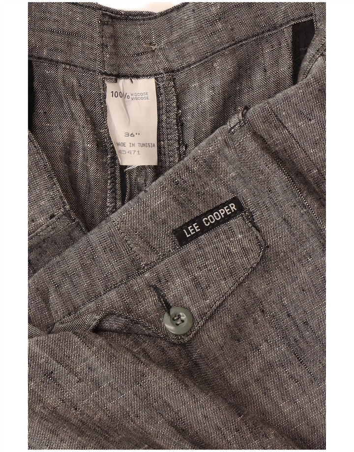 Lee Mens Cooper Tapered Chino Παντελόνι W36 L33 Γκρι βισκόζη