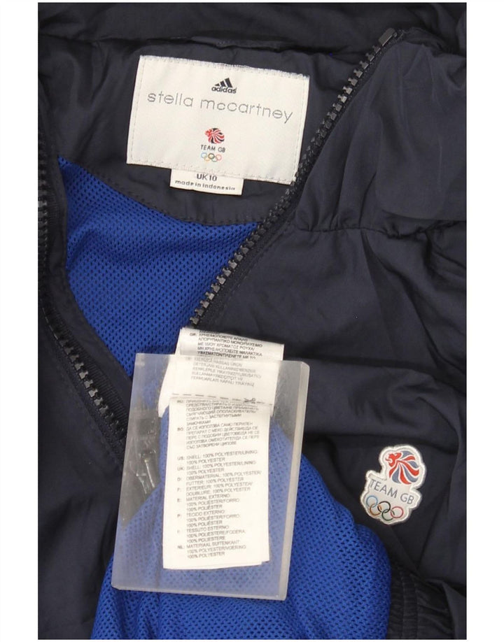 Adidas Γυναικείο μπουφάν βροχής Stella McCartney UK 10 Small Navy Blue