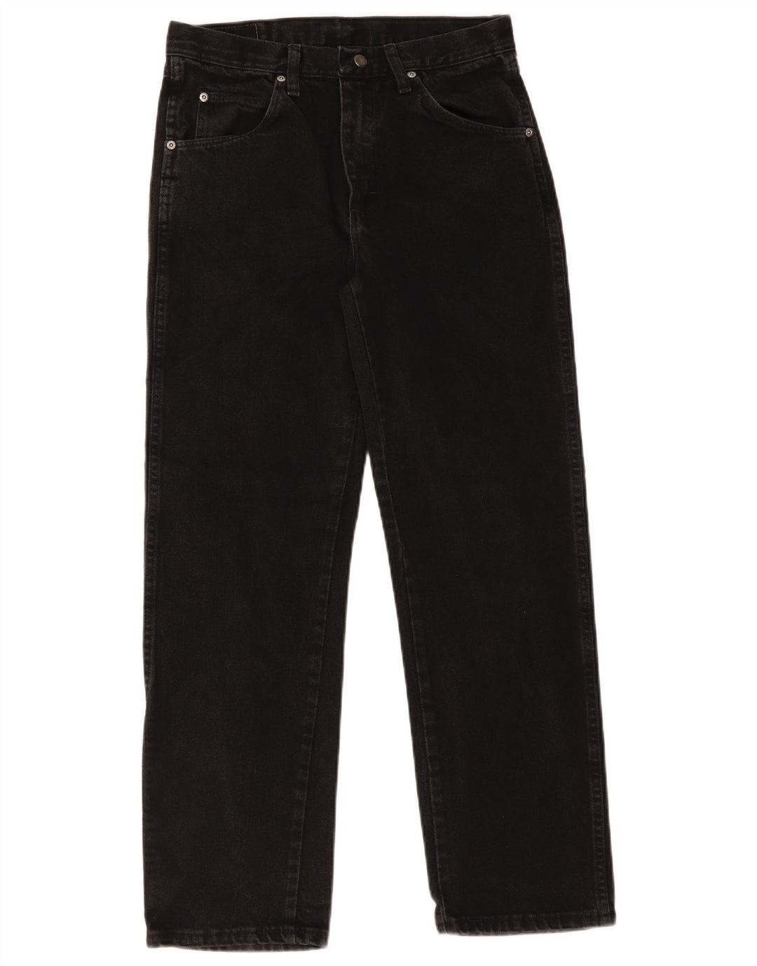 Ανδρικό τζιν ίσιο Wrangler Regular Fit W30 L30 μαύρο βαμβακερό