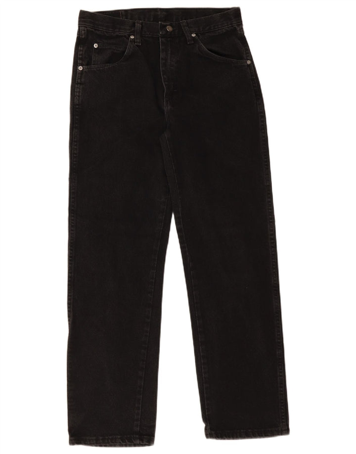 Ανδρικό τζιν ίσιο Wrangler Regular Fit W30 L30 μαύρο βαμβακερό