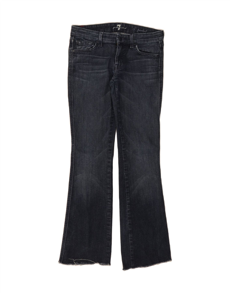7 FOR ALL MANKIND Womens Bootcut Jeans W27 L31 Blue Cotton Vintage 7 For All Mankind and Second-Hand 7 For All Mankind from Messina Hembry 