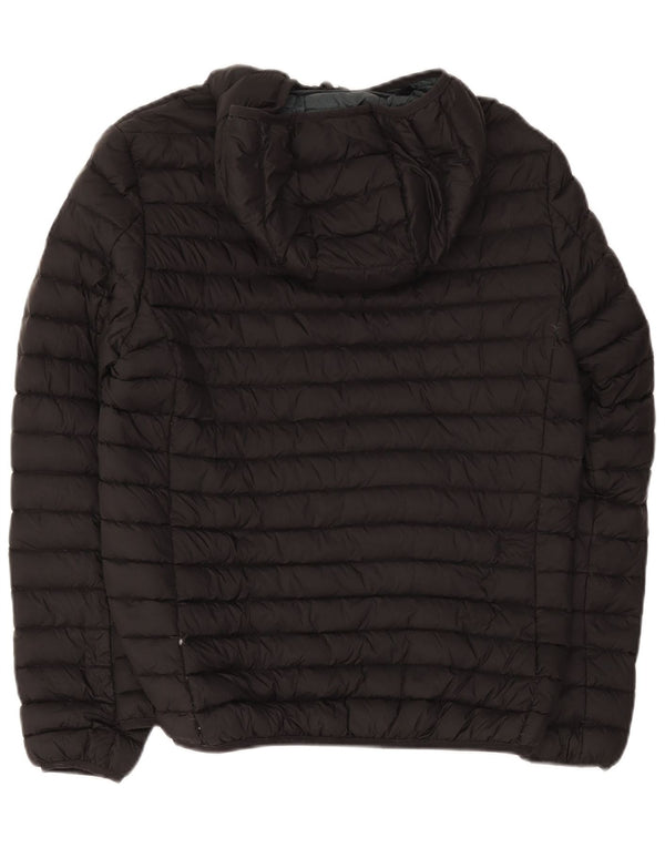Ανδρικό μπουφάν με κουκούλα Mistral UK 38 Medium Black Nylon