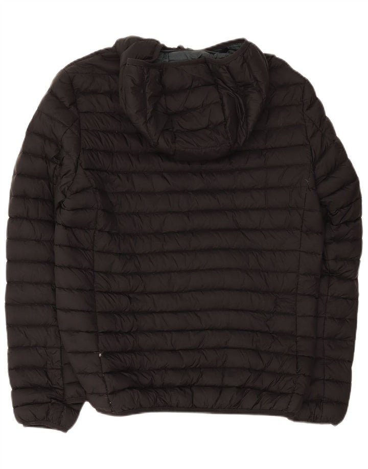 Ανδρικό μπουφάν με κουκούλα Mistral UK 38 Medium Black Nylon