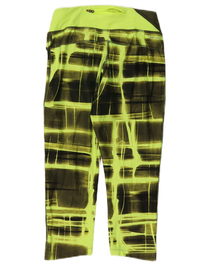 Γυναικεία αθλητική φόρμα Nike Dri Fit UK 8 Small Green Check Polyester