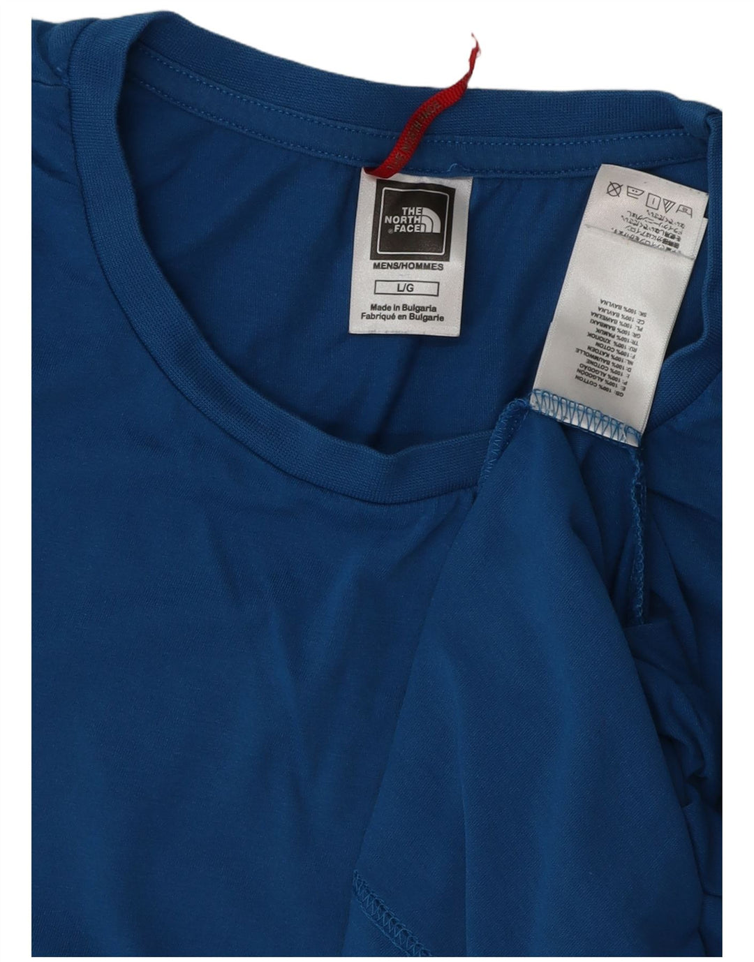 THE NORTH FACE Ανδρικό T-Shirt Top μεγάλο μπλε βαμβακερό