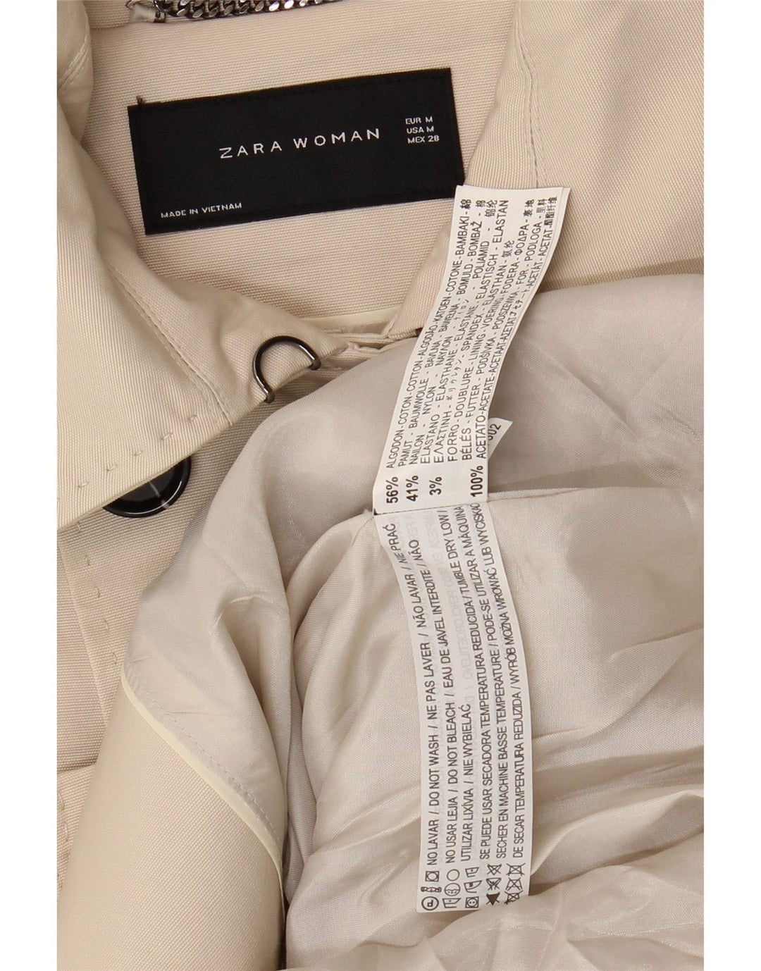 Γυναικείο παλτό με διπλό στήθος UK 12 Medium