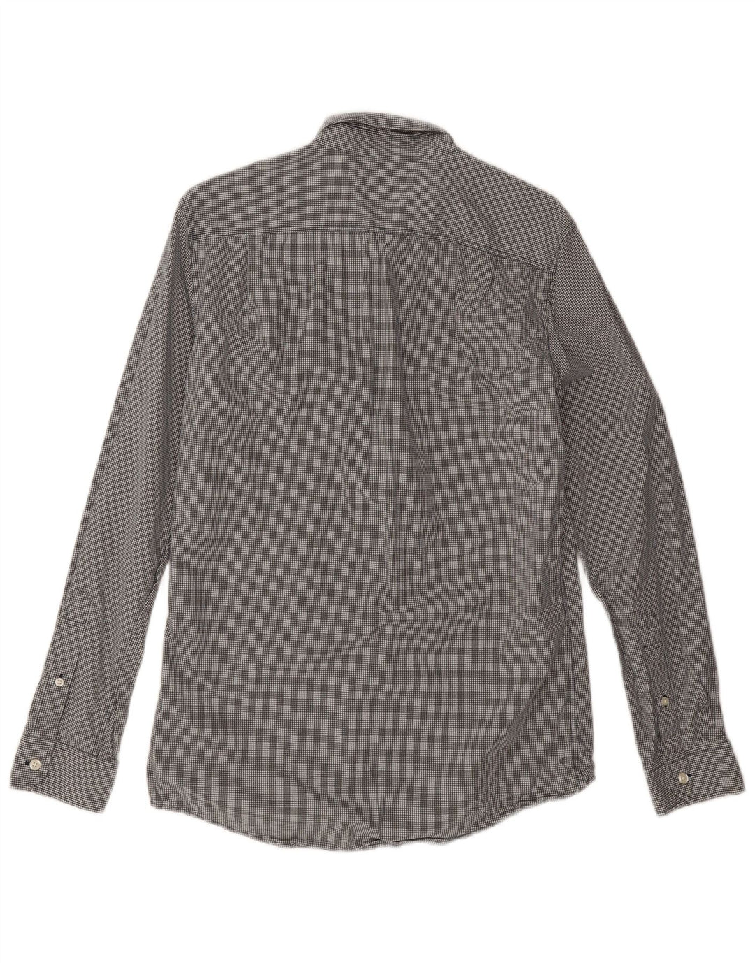 Jack Wills Ανδρικό πουκάμισο Classic Fit Μικρό μαύρο βαμβακερό Gingham